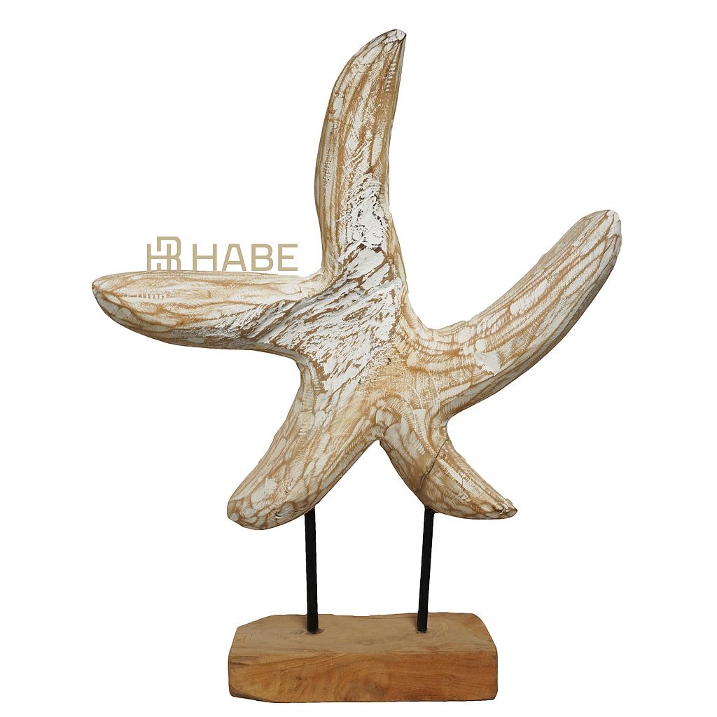 Starfish on Stand TeakNatural/WW 