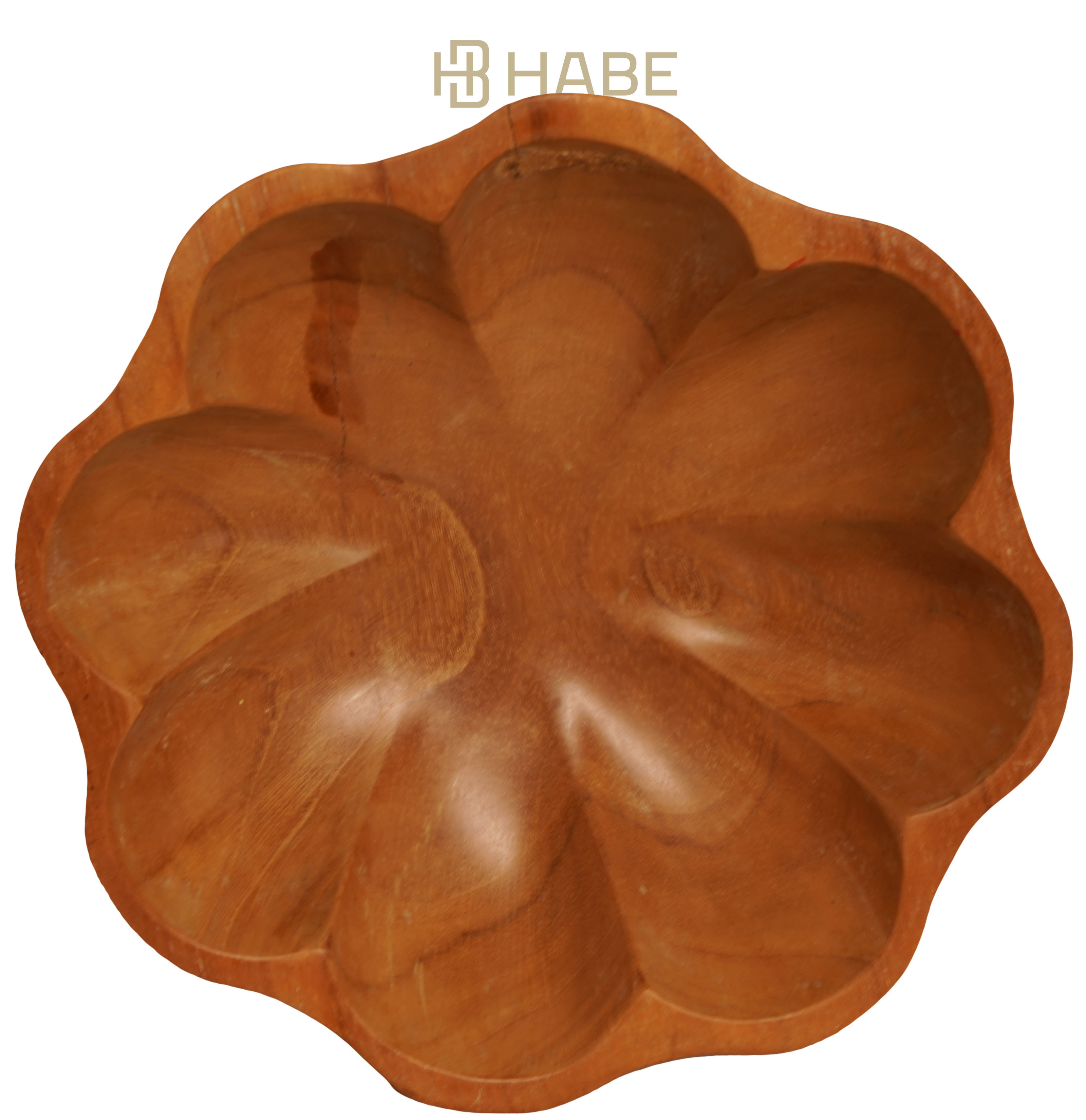 Bowl Teak 19x19x6 cm Oiled/Waxed